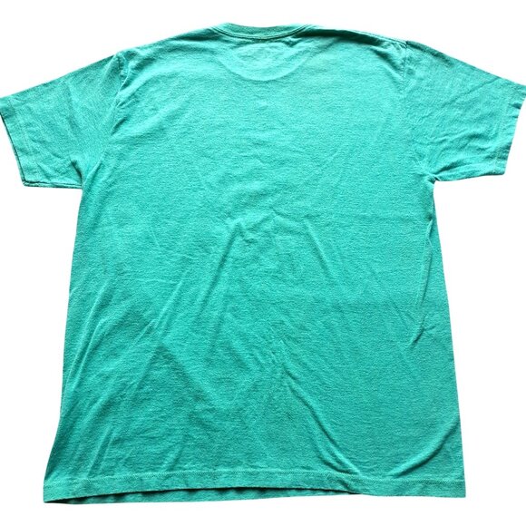 Universal Studios Jaws Cotton Large Men T Shirt Blue Aqua Short Sleeve - Picture 3 of 4